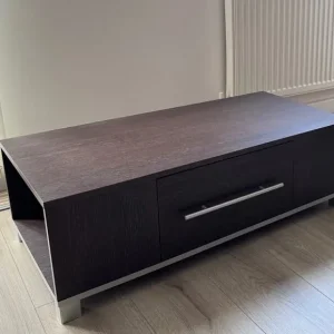 Large Coffee Table with Drawer and storage to 3 sides. - Image 2