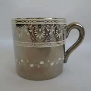 Antique Minton Coffee Pot Sugar Milk Demitasse Can 6x Cup Set Mirror No 1765 - Image 5