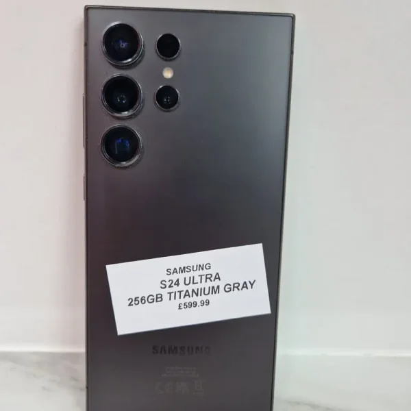 SAMSUNG S24 ULTRA TITANIUM BLACK 128GB UNLOCKED WITH WARRANTY