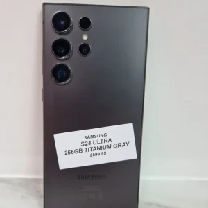 SAMSUNG S24 ULTRA TITANIUM BLACK 128GB UNLOCKED WITH WARRANTY