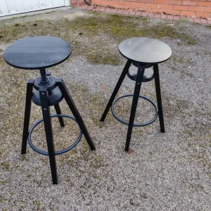 2 IKEA Dalfred Height Adjustable Bar Stools with Seat Cushions FREE DELIVERY 039 - Image 4