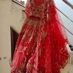 Pakistani bridal lengha salwar kameez wedding outfit - Image 3