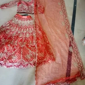Pakistani bridal lengha salwar kameez wedding outfit - Image 4