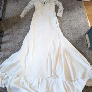 Wedding dress Ellis bridal 14 ivory - Image 4