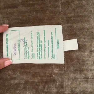 DFS Large Grey Velvet Sofa - Image 7