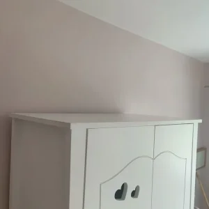 White Wooden Wardrobe, Shelving & Storage Unit - Good Condition - Image 6