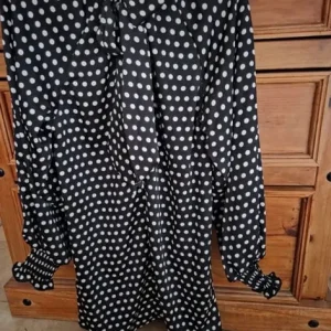 Polka dot dress and headband