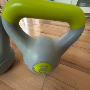 Set of Lightweight Plastic Vinyl Kettlebells - Image 2