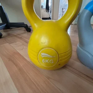 Set of Lightweight Plastic Vinyl Kettlebells - Image 4