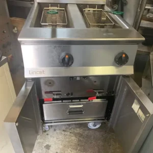 LINCAT OPUS GAS 2 TANK FRYER CATERING COMMERCIAL KITCHEN FAST FOOD SHOP - Image 6