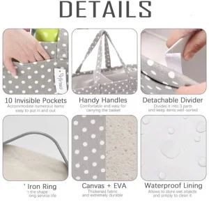 Nappy basket or nappy organiser - Image 3