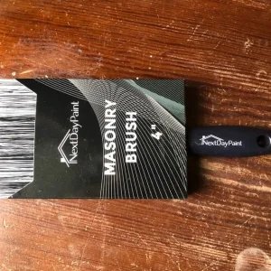4inch Masonry Flat Paint Brush. Polyester/Pure Bristles Mix.New.
