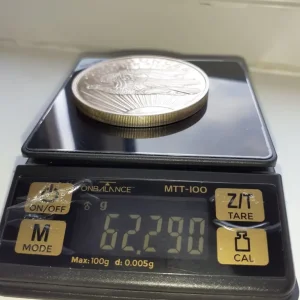 1986 Fine Silver Double Eagle 2ozt With Case Rare - Image 2