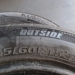 175 60 15 2 x tyres Kumho 7 Ecowing ES01 - Image 5