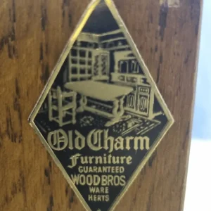 Vintage Old Charm Wood Bros Modern Sideboard / Tudor Brown Oak - Image 5