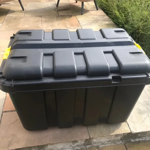 Storage box on wheels heavy duty