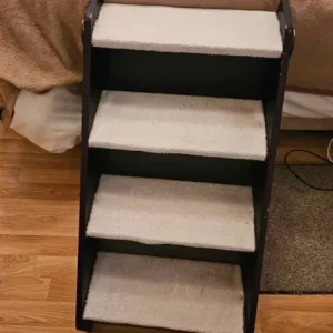 Solid heavy wooden pet steps