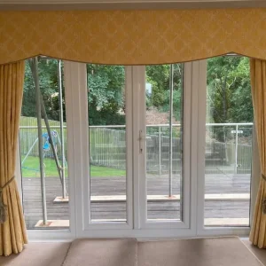 Quality lined curtains, tie backs, hooks and pelmets - Image 4