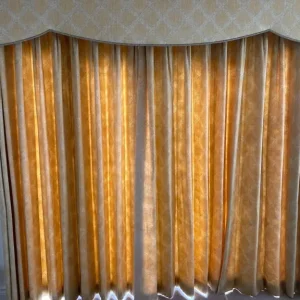 Quality lined curtains, tie backs, hooks and pelmets - Image 5