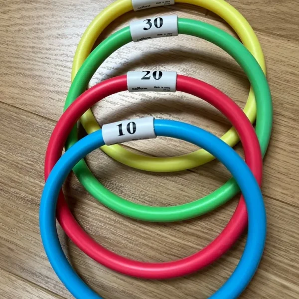 Weighted aquatic 4 rings with bag