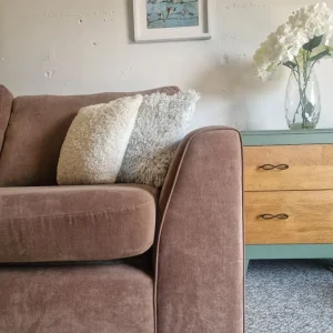 DFS Brown Freya Fabric Corner Sofa Bed 🚛 Delivery Available - Image 3