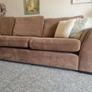 DFS Brown Freya Fabric Corner Sofa Bed 🚛 Delivery Available - Image 5