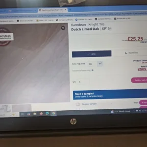 Karn Dean Knight LVT 20 Square Metres. Dutch Limed Oak ref KP154. Gluedown. - Image 4