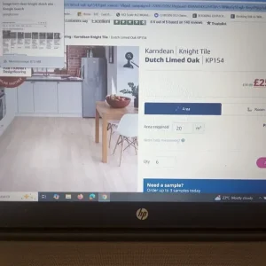 Karn Dean Knight LVT 20 Square Metres. Dutch Limed Oak ref KP154. Gluedown. - Image 8