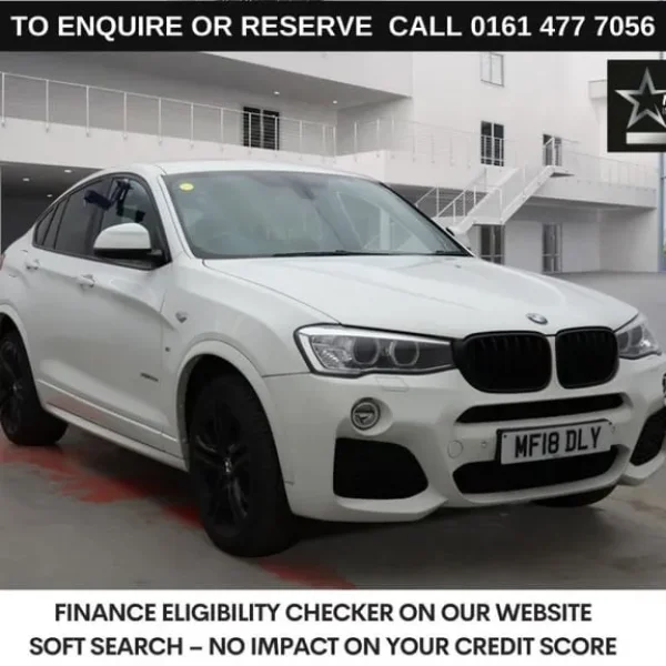 2018 BMW X4 3.0 35d M Sport SUV 5dr Diesel Auto xDrive Euro 6 (s/s) (313 ps) COUPE Diesel Automatic
