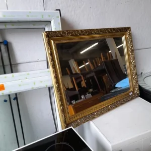 Gilded framed mirror 83cm x 64cm, Ref:19240 - Image 2