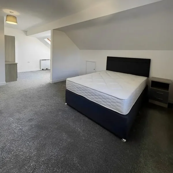 Divan bed ¬ Double Size divan bed with mattress ¬ fabric divan bed