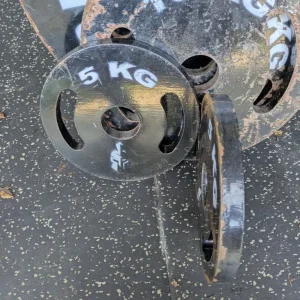 Olympic steel weight plates 5kg - Image 3