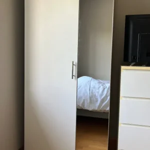 Bedroom Furniture Set. Double Wardrobe 4 Drawer Unit 2 Drawer Bedside Unit. White - Image 2