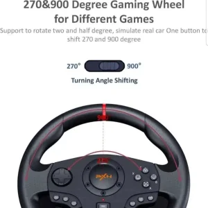 Gaming Steering Wheel and Pedals, NEW - Image 4