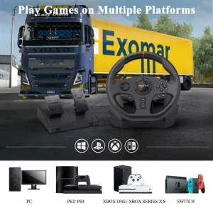 Gaming Steering Wheel and Pedals, NEW - Image 7