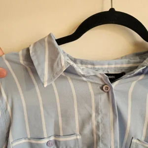 Kangol Blue Blouse, button up Women's Blouse, Size 12, Great Condition, Get Now - Image 4