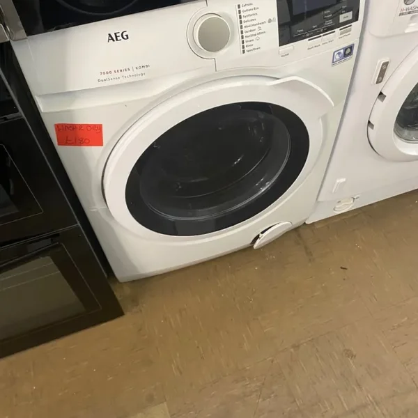 ♻️WHITE AEG FULLY WORKING WASHER DRYER