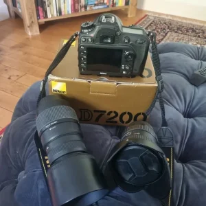 Nikon D7200 DSLR with 3 lenses