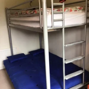 SILVER colour Jay-Be single high bed - Image 2