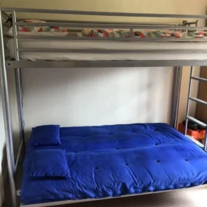 SILVER colour Jay-Be single high bed - Image 3