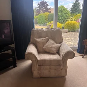 2 Seater Sofa, Chair & Footstool - Image 3