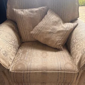 2 Seater Sofa, Chair & Footstool - Image 4