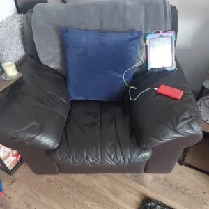 Single leather chair