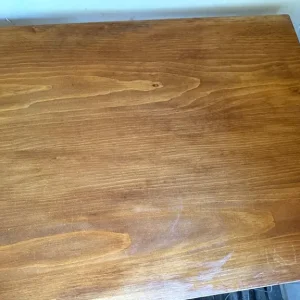 Walnut effect office desk - Image 4