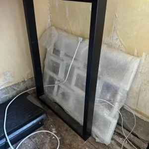 Walnut effect office desk - Image 5