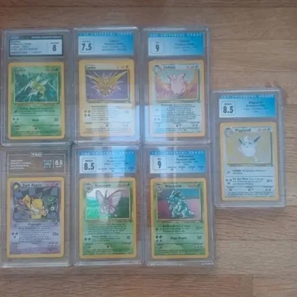 Pokèmon holo rare cards Graded