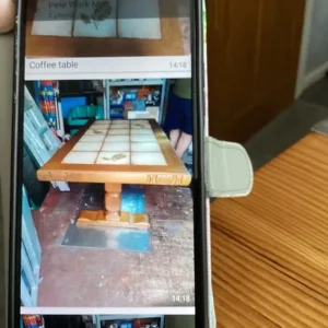 Large tiled coffee table - Image 2