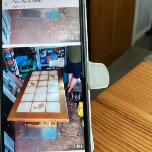 Large tiled coffee table - Image 3