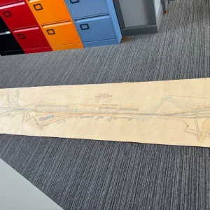 Original 1930 Railway line plan from Portadown - Image 3