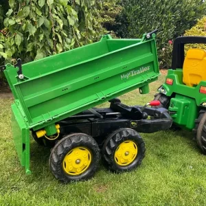 John Deere Ride-on Tractor 7930 with mega trailer - Image 4